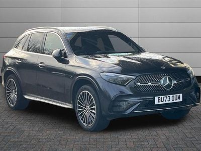 Graphite grey Used 2023 Mercedes GLC300e AMG line Estate | £49,490 (Expensive)