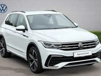 Used VW Tiguan R-line 150 HP (110 kW) 2022 White SUV
