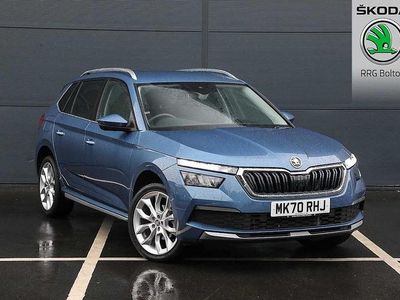 Used Skoda Kamiq SE L 110 HP (80 kW) 2020 Titan blue metallic SUV