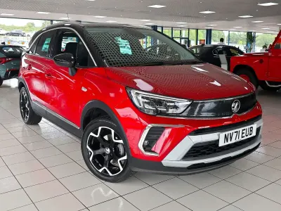 Used Vauxhall Crossland Ultimate 130 HP (95 kW) 2021 Red SUV