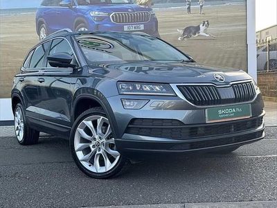 Quartz grey metallic Used 2018 Skoda Karoq SUV | £16,750 (Fair price)