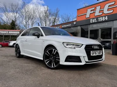 Używany Audi A3 S-Line 150 KM (110 kW) 2017 Biały Hatchback