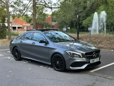Used Mercedes CLA220 AMG line 2017 Grey Coupe