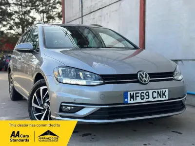 Używany VW Golf VII Match 2019 Srebrny Kombi
