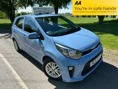 Used Kia Picanto 66 HP (48 kW) 2021 Blue Hatchback