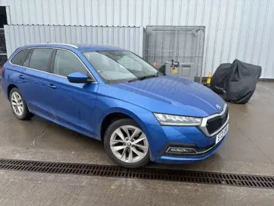 Used Skoda Octavia SE L 150 HP (110 kW) 2021 Blue Estate