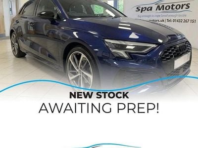 Used Audi A3 Black Edition 2024 Blue Hatchback