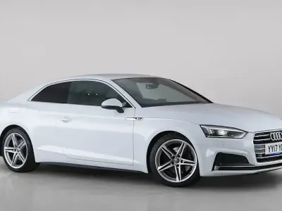 Used Audi A5 S-Line 190 HP (139 kW) 2017 White Coupe