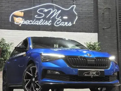 Used Skoda Scala Monte Carlo 110 HP (80 kW) 2022 Blue Hatchback