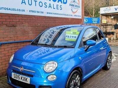 Used Fiat 500 S 69 HP (50 kW) 2015 Blue Hatchback