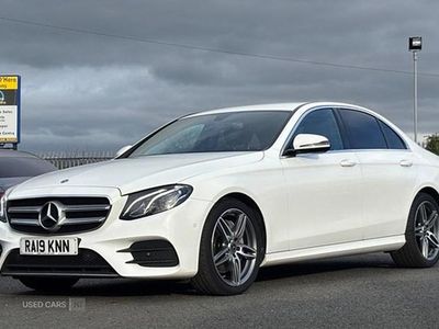 Begagnad Mercedes E220 AMG line 194 HK (142 kW) 2019 Vit Sedan