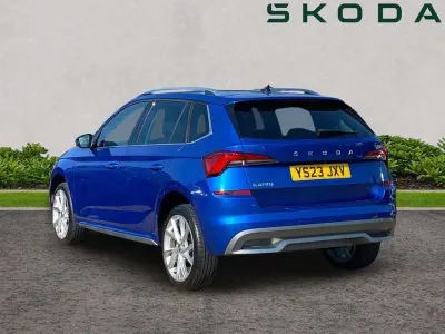 Used Skoda Kamiq SE L Executive 108 HP (79 kW) 2023 Blue SUV