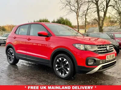 Used VW T-Cross S 95 HP (69 kW) 2020 Red SUV