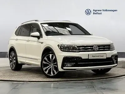 Używany VW Tiguan Allspace R-line 150 KM (110 kW) 2021 Biały SUV