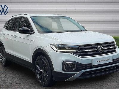 Used VW T-Cross Edition 115 HP (84 kW) 2019 White SUV
