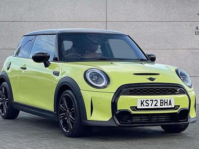 Yellow Used 2022 Mini Cooper S Exclusive Hatchback | £20,335 (Fair price)