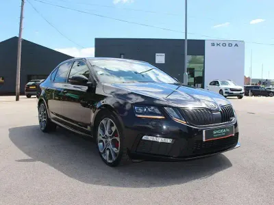 Used Skoda Octavia vRS 135 HP (99 kW) 2018 Black Hatchback