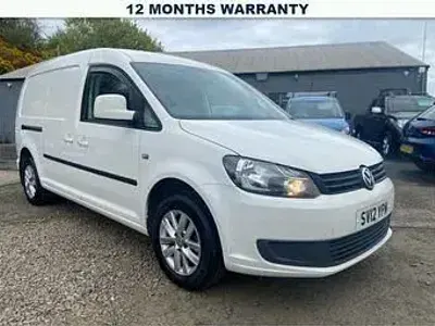 Used VW Caddy Maxi Match 102 HP (75 kW) 2012 White MPV