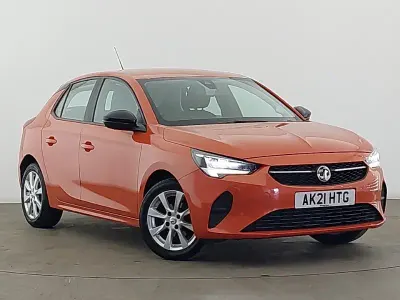 Used Vauxhall Corsa 100 HP (73 kW) 2021 Orange Hatchback