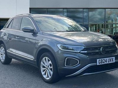 Indium grey metallic Used 2024 VW T-Roc Style SUV | £21,614 (Fair price)