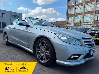 Used Mercedes E350 2010 Silver Cabriolet