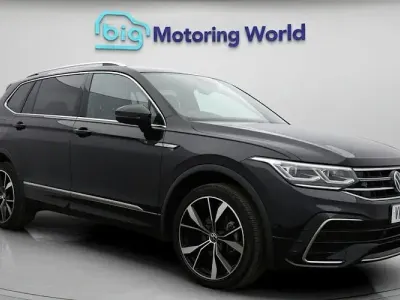 Used VW Tiguan Allspace R-line 150 HP (110 kW) 2022 Black SUV