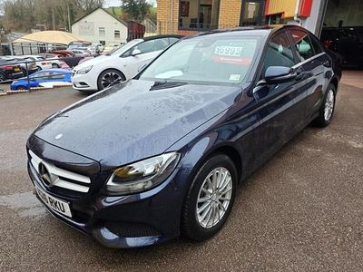 Used Mercedes C220 SE 170 HP (125 kW) 2016 Blue Sedan