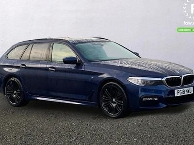 Blue Used 2018 BMW 520 M Sport Estate | £17,699 (Fair price)