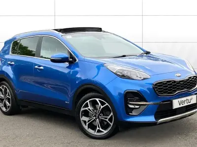 Begagnad Kia Sportage GT-Line S 136 HK (100 kW) 2021 Blå SUV