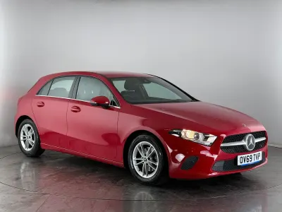 Used Mercedes A180 Executive 136 HP (100 kW) 2019 Red Hatchback