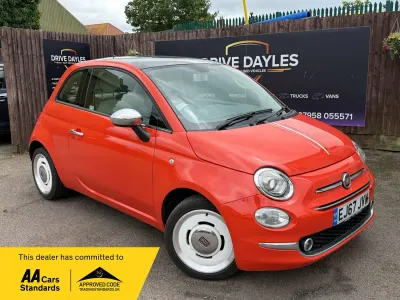 Used Fiat 500 2017 Orange Hatchback