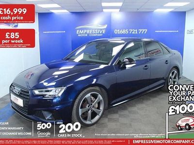 Used Audi A4 Black Edition 190 HP (139 kW) 2019 Blue Sedan