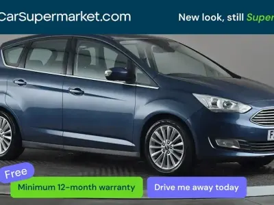 Second-hand Ford C-MAX Titanium 120 CP (88 kW) 2018 Albastru Monovolum