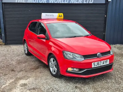 Käytetty VW Polo Edition 60 HP (44 kW) 2017 Punainen Viistoperä