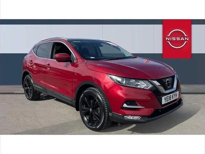 Used Nissan Qashqai N-Connecta 115 HP (84 kW) 2018 Red SUV