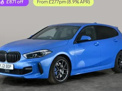 Used BMW 118 M Sport 136 HP (100 kW) 2021 Blue Hatchback