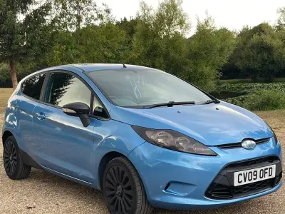 Used Ford Fiesta 88 HP (64 kW) 2009 Blue Hatchback