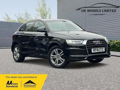 Black Used 2018 Audi Q3 S-Line SUV | £14,690 (Good price)