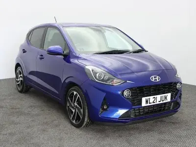 Used Hyundai i10 Premium 84 HP (61 kW) 2021 Blue Hatchback