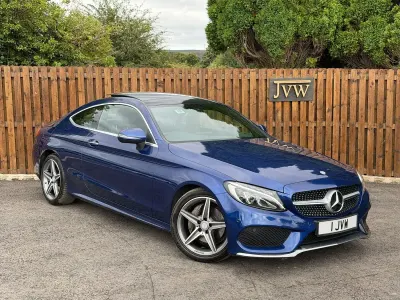 Used Mercedes C220 AMG Line Premium 2016 Blue Coupe