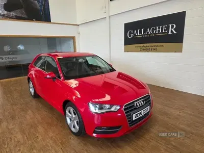 Used Audi A3 Sport 184 HP (135 kW) 2015 Red Hatchback