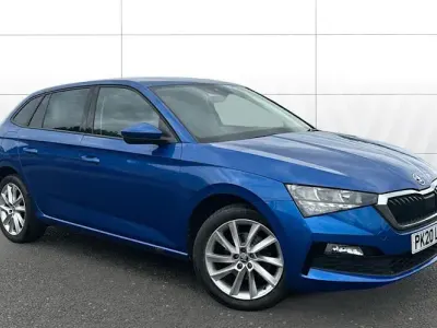 Used Skoda Scala SE L 116 HP (85 kW) 2020 Blue Hatchback