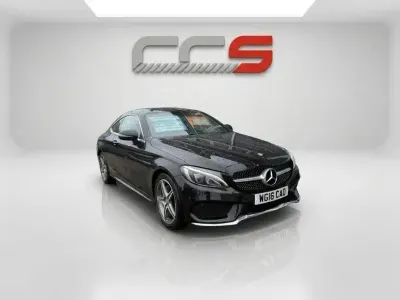 Used Mercedes C220 AMG line 2016 Black Coupe
