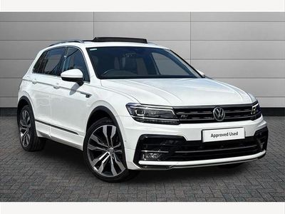 Used VW Tiguan R-line 150 HP (110 kW) 2019 White SUV