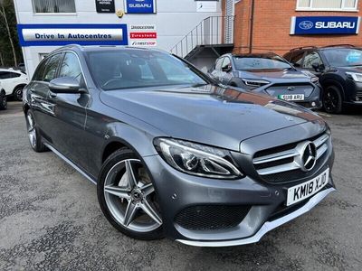 used Mercedes C220 C Class 2.1AMG Line G-Tronic+ Euro 6 (s/s) 5dr Nav