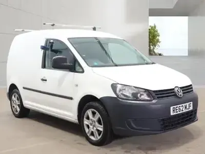Used VW Caddy 75 HP (55 kW) 2012 White MPV
