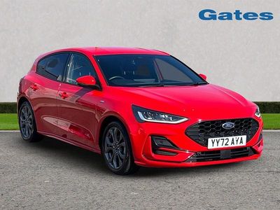 Red Used 2022 Ford Focus ST-Line Hatchback | £15,599 (Fair price)