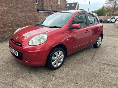 Second-hand Nissan Micra Acenta 2012 Roșu Hatchback