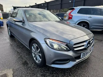 Begagnad Mercedes C200 184 HK (135 kW) 2014 Silver Sedan