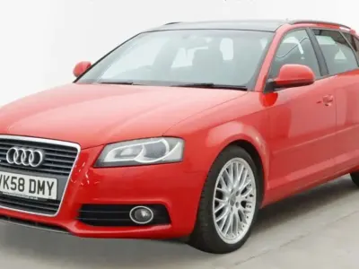 Used Audi A3 S-Line 200 HP (147 kW) 2008 Red Hatchback